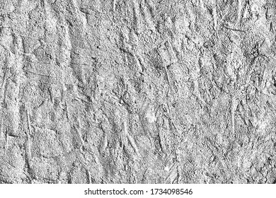 Distressed overlay texture of cracked concrete, stone or asphalt. grunge background. abstract halftone vector illustration