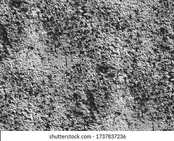 Textura superpuesta en peligro de hormigón, piedra o asfalto. fondo grueso. ilustración abstracta de vector de medio tono