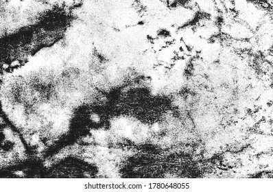Distressed overlay texture of cracked concrete, stone or asphalt. grunge background. abstract halftone vector illustration