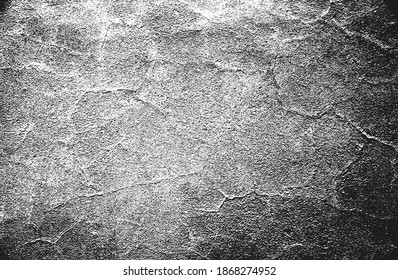 Distressed overlay texture of cracked concrete, stone or asphalt. grunge background. abstract halftone vector illustration