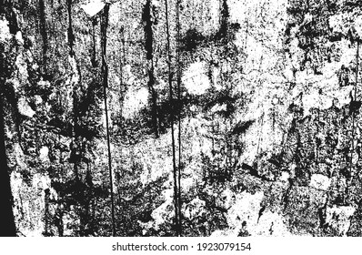 Distressed overlay texture of cracked concrete, stone or asphalt. grunge background. abstract halftone vector illustration