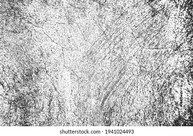 Distressed overlay texture of cracked concrete, stone or asphalt. grunge background. abstract halftone vector illustration