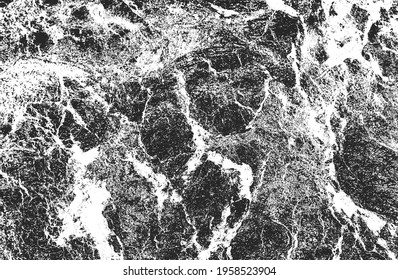 Distressed overlay texture of cracked concrete, stone or asphalt. grunge background. abstract halftone vector illustration