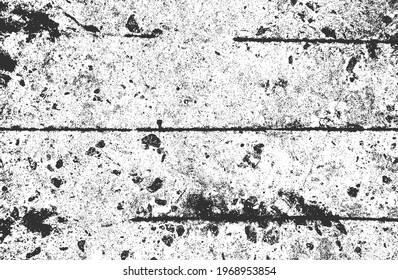 Distressed overlay texture of cracked concrete, stone or asphalt. grunge background. abstract halftone vector illustration