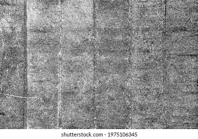 Distressed overlay texture of cracked concrete, stone or asphalt. grunge background. abstract halftone vector illustration