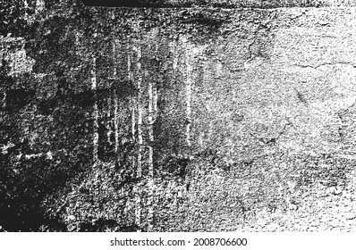 Distressed overlay texture of cracked concrete, stone or asphalt. grunge background. abstract halftone vector illustration