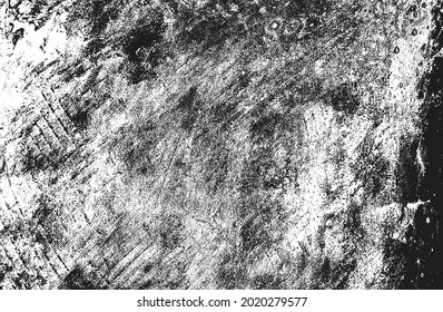 Distressed overlay texture of cracked concrete, stone or asphalt. grunge background. abstract halftone vector illustration