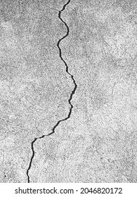 Distressed overlay texture of cracked concrete, stone or asphalt. grunge background. abstract halftone vector illustration