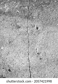 Distressed overlay texture of cracked concrete, stone or asphalt. grunge background. abstract halftone vector illustration