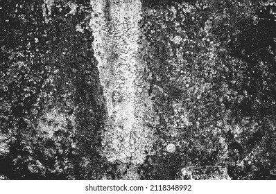 Distressed overlay texture of cracked concrete, stone or asphalt. grunge background. abstract halftone vector illustration