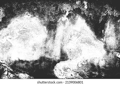 Distressed overlay texture of cracked concrete, stone or asphalt. grunge background. abstract halftone vector illustration
