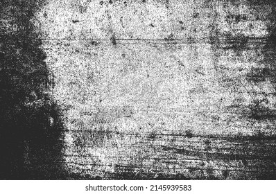 Distressed overlay texture of cracked concrete, stone or asphalt. grunge background. abstract halftone vector illustration