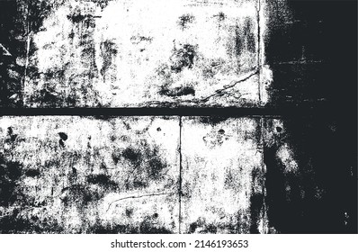 Distressed overlay texture of cracked concrete, stone or asphalt. grunge background. abstract halftone vector illustration
