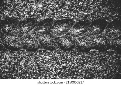 Distressed overlay texture of cracked concrete, stone or asphalt. grunge background. abstract halftone vector illustration