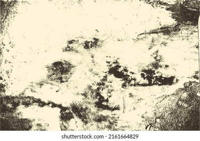 gestörte Überlagerungstextur aus gebrochenem Beton, Stein oder Asphalt. brüchiger Hintergrund. abstrakte Halbtonvektorgrafik