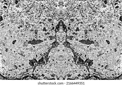 Distressed overlay texture of cracked concrete, stone or asphalt. grunge background. abstract halftone vector illustration