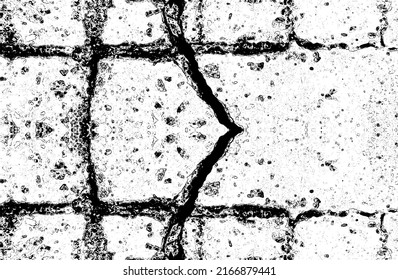 Textura superpuesta en peligro de hormigón, piedra o asfalto. fondo grueso. ilustración abstracta de vector de medio tono