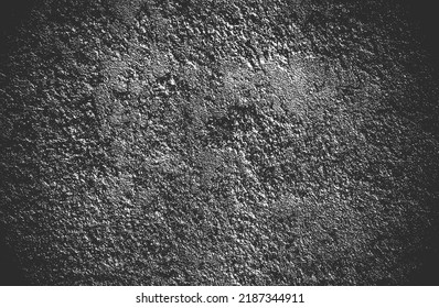 Textura superpuesta en peligro de hormigón, piedra o asfalto. fondo grueso. ilustración abstracta de vector de medio tono