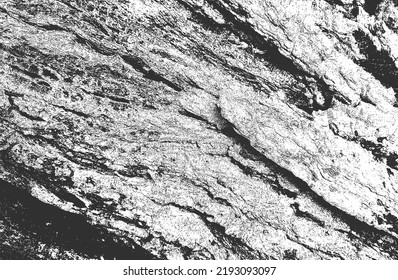 Distressed overlay texture of cracked concrete, stone or asphalt. grunge background. abstract halftone vector illustration