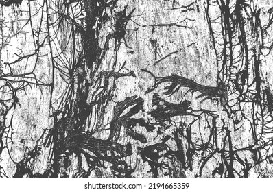 Distressed overlay texture of cracked concrete, stone or asphalt. grunge background. abstract halftone vector illustration
