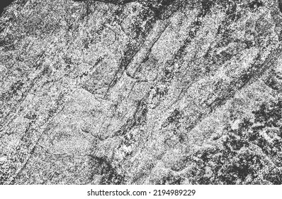 gestörte Überlagerungstextur aus gebrochenem Beton, Stein oder Asphalt. brüchiger Hintergrund. abstrakte Halbtonvektorgrafik