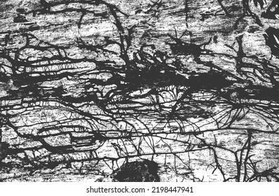 gestörte Überlagerungstextur aus gebrochenem Beton, Stein oder Asphalt. brüchiger Hintergrund. abstrakte Halbtonvektorgrafik