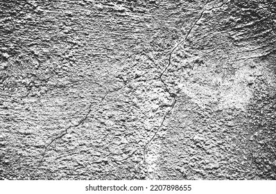 Distressed overlay texture of cracked concrete, stone or asphalt. grunge background. abstract halftone vector illustration