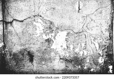 Textura superpuesta en peligro de hormigón, piedra o asfalto. fondo grueso. ilustración abstracta de vector de medio tono
