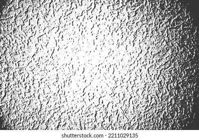 Distressed overlay texture of cracked concrete, stone or asphalt. grunge background. abstract halftone vector illustration