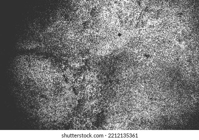 Distressed overlay texture of cracked concrete, stone or asphalt. grunge background. abstract halftone vector illustration