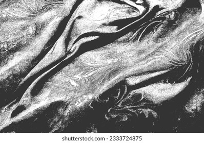 Distressed overlay texture of cracked concrete, stone or asphalt. grunge background. abstract halftone vector illustration