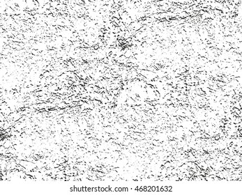 Distressed overlay texture of cracked concrete. grunge background. abstract halftone vector illustration