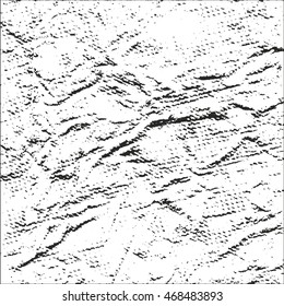 Distressed overlay texture of cracked concrete. grunge background. abstract halftone vector illustration