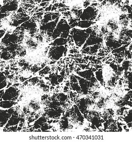 Distressed overlay texture of cracked concrete. grunge background. abstract halftone vector illustration