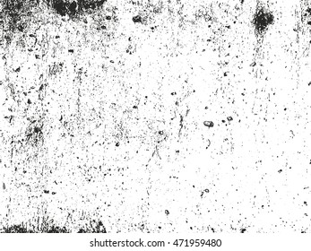 Distressed overlay texture of cracked concrete. grunge background. abstract halftone vector illustration