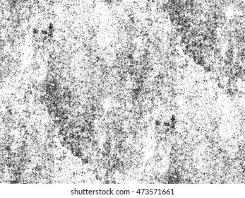 Distressed overlay texture of cracked concrete. grunge background. abstract halftone vector illustration