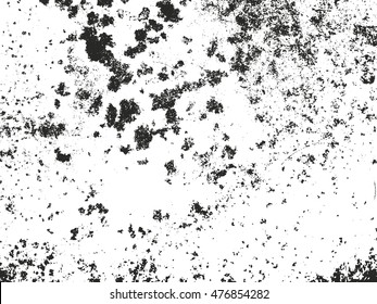 Distressed overlay texture of cracked concrete. grunge background. abstract halftone vector illustration