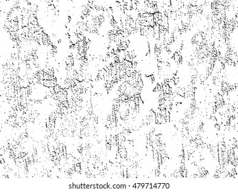 Distressed overlay texture of cracked concrete. grunge background. abstract halftone vector illustration