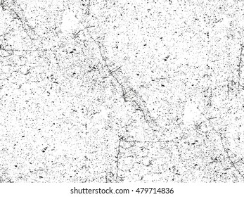 Distressed overlay texture of cracked concrete. grunge background. abstract halftone vector illustration