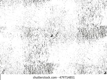 Distressed overlay texture of cracked concrete. grunge background. abstract halftone vector illustration