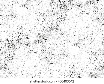 Distressed overlay texture of cracked concrete. grunge background. abstract halftone vector illustration