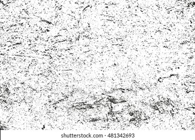 Distressed overlay texture of cracked concrete. grunge background. abstract halftone vector illustration