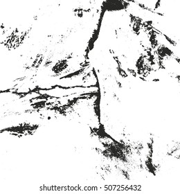 Distressed overlay texture of cracked concrete. grunge background. abstract halftone vector illustration