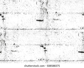 Distressed overlay texture of cracked concrete. grunge background. abstract halftone vector illustration