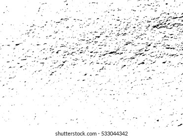 Distressed Overlay Texture - Cracked concrete rock black and white wall vector background.abstract grunge vector illustration.