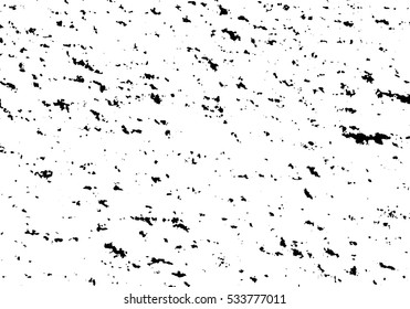 Distressed Overlay Texture - Cracked concrete rock black and white wall vector background.abstract grunge vector illustration.