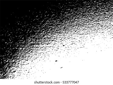 Distressed Overlay Texture - Cracked concrete rock black and white wall vector background.abstract grunge vector illustration.