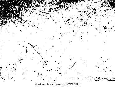 Distressed Overlay Texture - Cracked concrete rock black and white wall vector background.abstract grunge vector illustration.