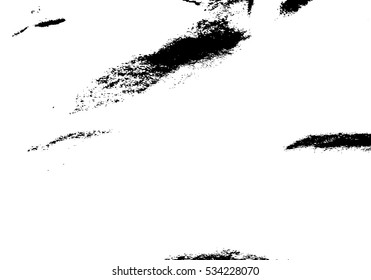 Distressed Overlay Texture - Cracked concrete rock black and white wall vector background.abstract grunge vector illustration.