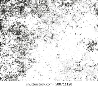 Distressed overlay texture of cracked concrete, stone or asphalt. grunge background. abstract halftone vector illustration
